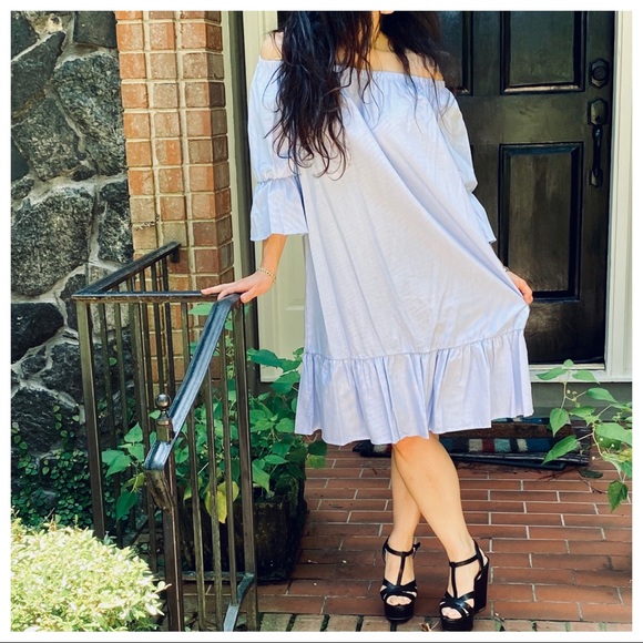 BOHO CHIC OFF THE SHOULDER TUNIC DRESS - Picture 10 of 14